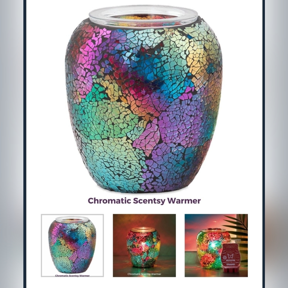 Chromatic Scentsy Warmer NWT
